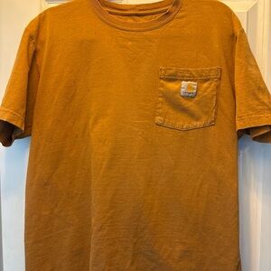 Carhartt Men's Tan Short Sleeve Pocket Tee